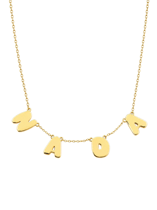 Floating Letters Necklace