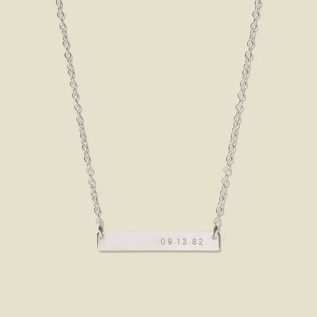 Bar Name Necklace
