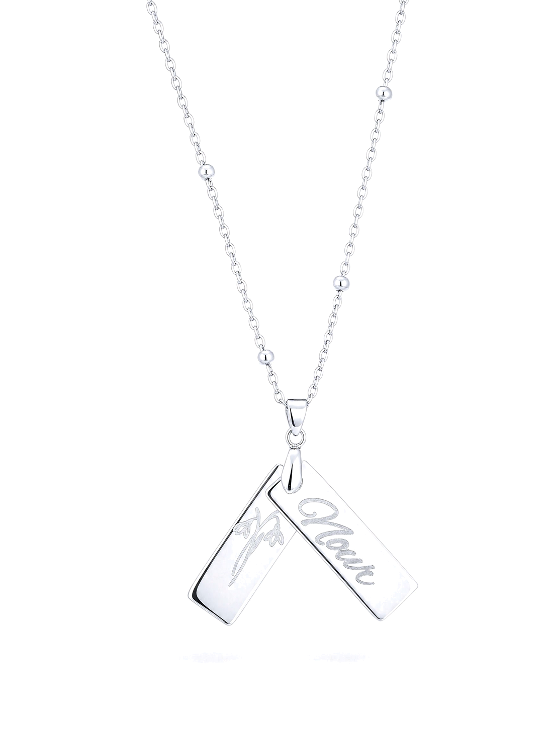 SOLENE. birth flower necklace in 925 silver