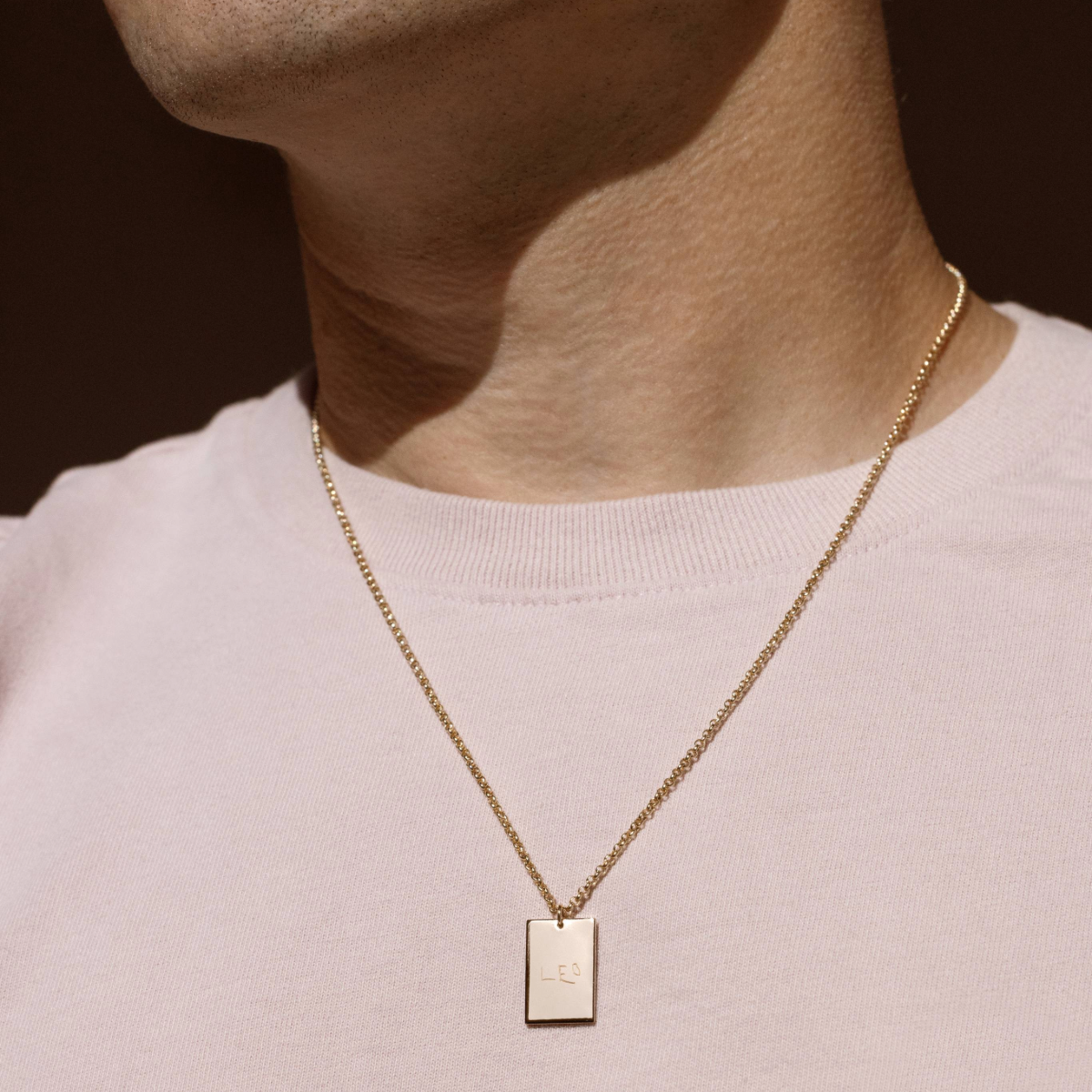 Handwriting Bar Necklace