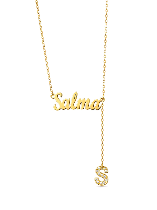 Initial Drop Necklace