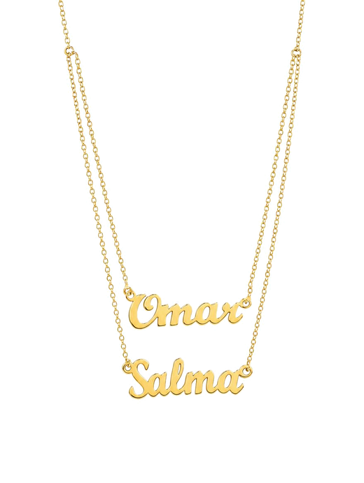 Layered Names Necklace